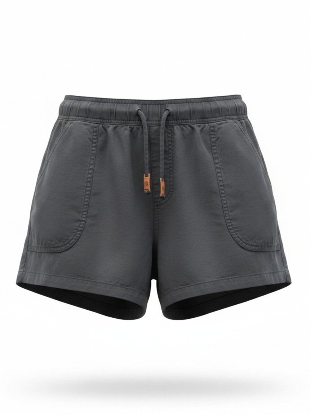 Tentree Charcoal Grey Tencel Elastic Waist Shorts - Size XL